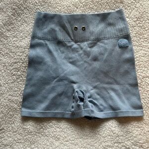 SMR Light Blue Women's Bike Shorts